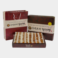우리보리찰보리빵(대) 반반세트 (찰보리빵 + 영양찰보리빵)